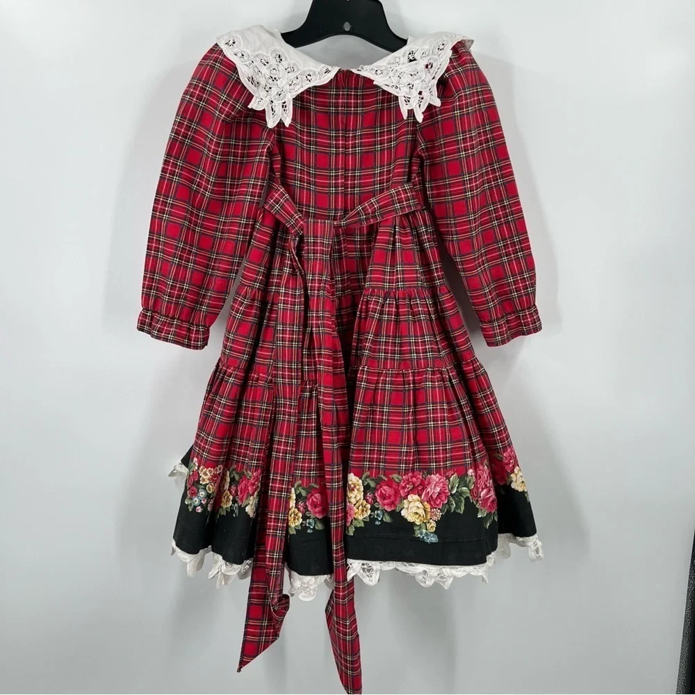 Daisy Kingdom Vintage Red Plaid Dress